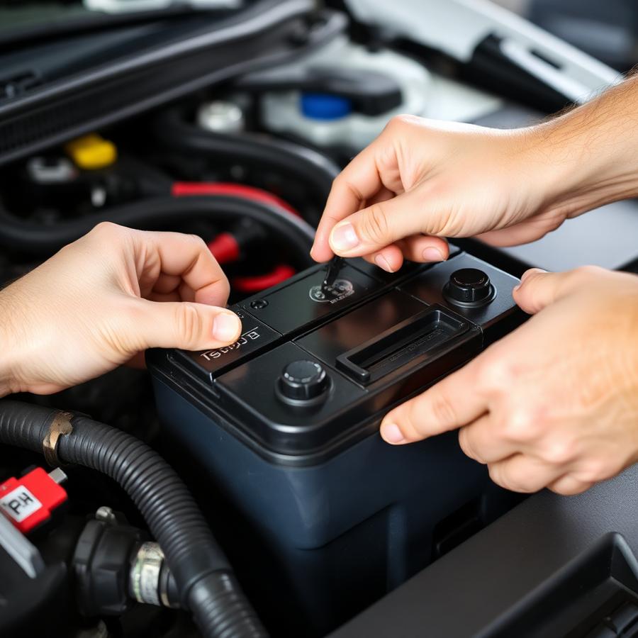 Battery install